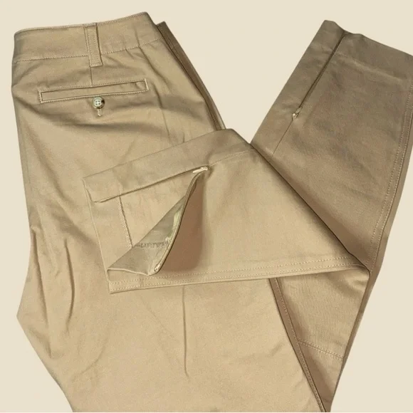 NWOT LAUREN by RALPH LAUREN CLASSIC SKINNY CROPPED W/ZIPPER PANTS•S/4 - Picture 9 of 13